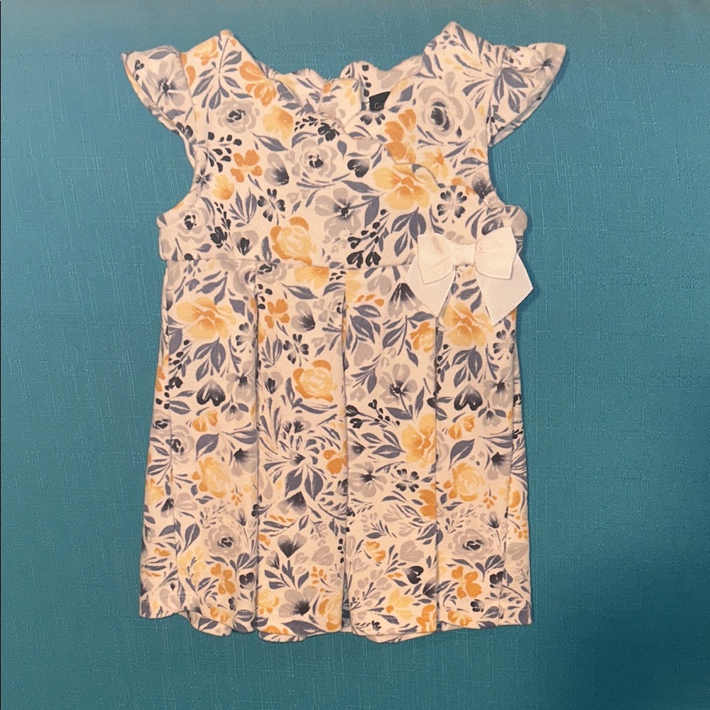 Cynthia Rowley Floral Kids Dress - Blue, Yellow, White